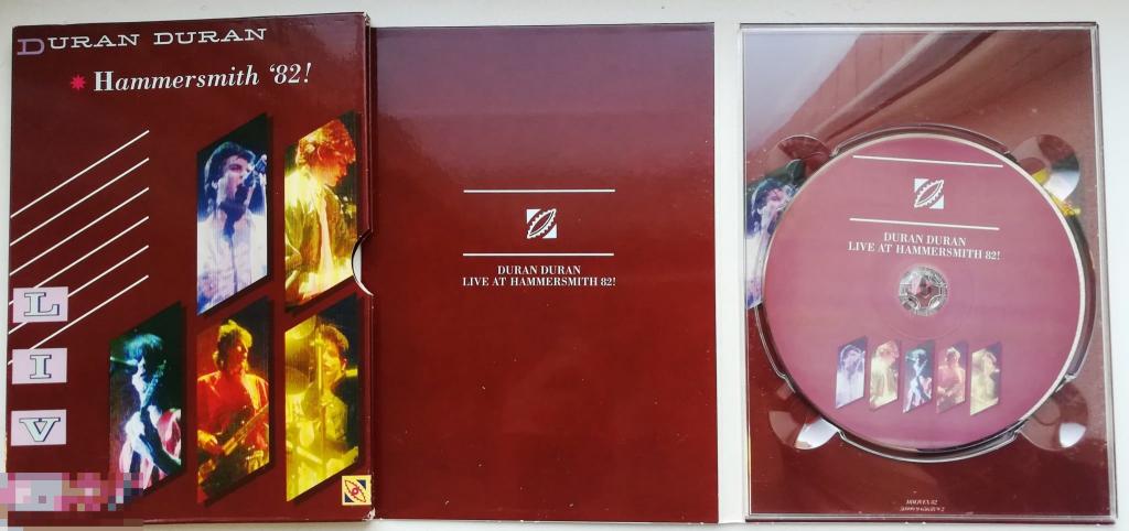 DURAN DURAN - Hammersmith 82  DVD 9 + slipcase + digipack Сост. "VERY GOOD" 