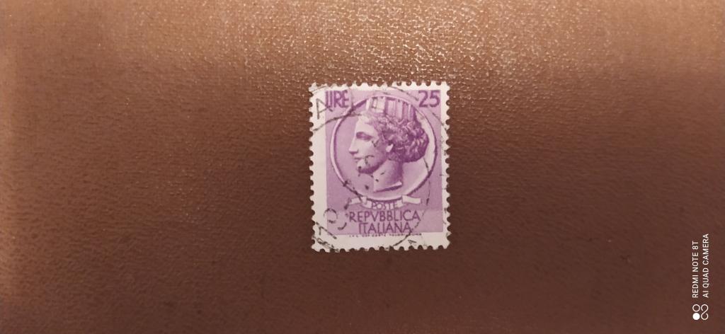 Марка Италии, 1968, Сиракузская монета, Стандарт