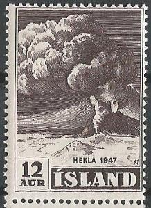 Исландия. 1947 г. Вулкан. MNH