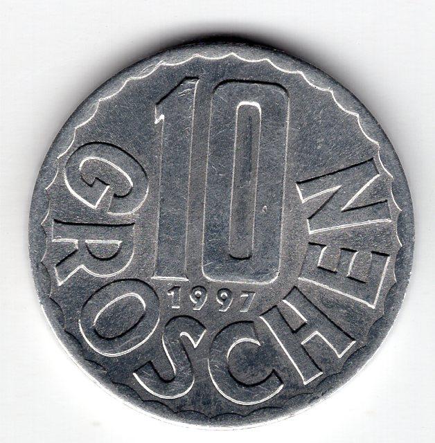10 грошей - Австрия - 1997 - KM#2878