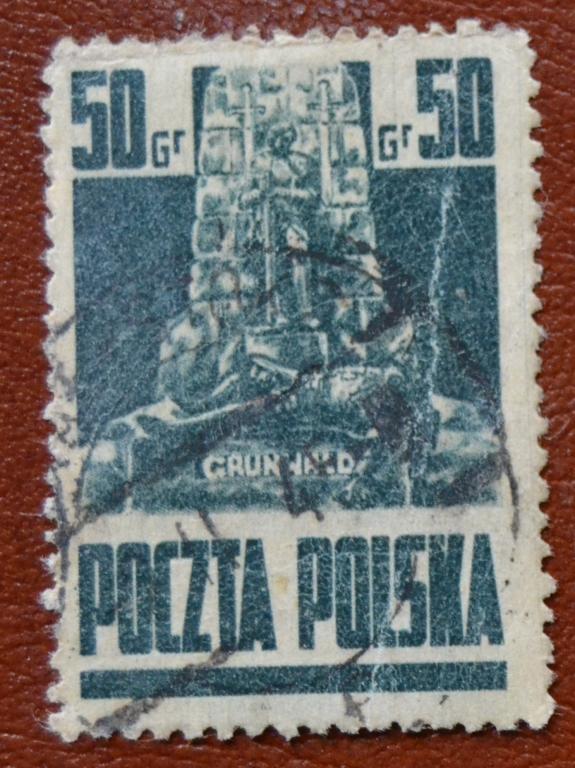 Польша 1944 год  Памятник Грюнвальду  Гаш - 2