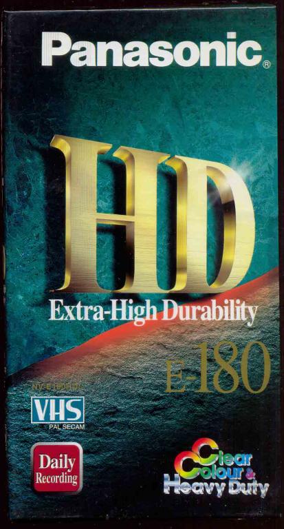 В коллекцию VHS Видеокассета PANASONIC HD E 180 Extra High Durability Barcelona ЗАПЕЧАТАНА (лот 8)