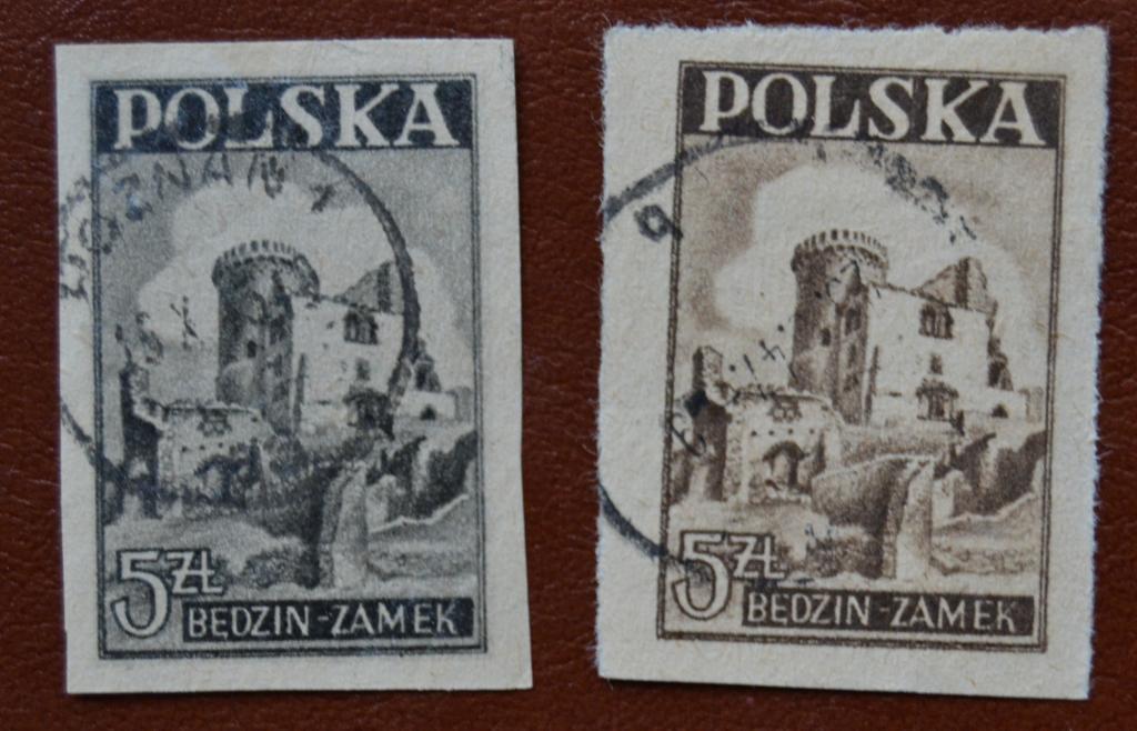 Польша 1946  год Исторические памятники Руины Бедзинского замка Гаш - 3