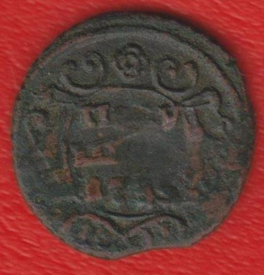 Россия Полушка 1735 г. №1 Анна Иоанновна