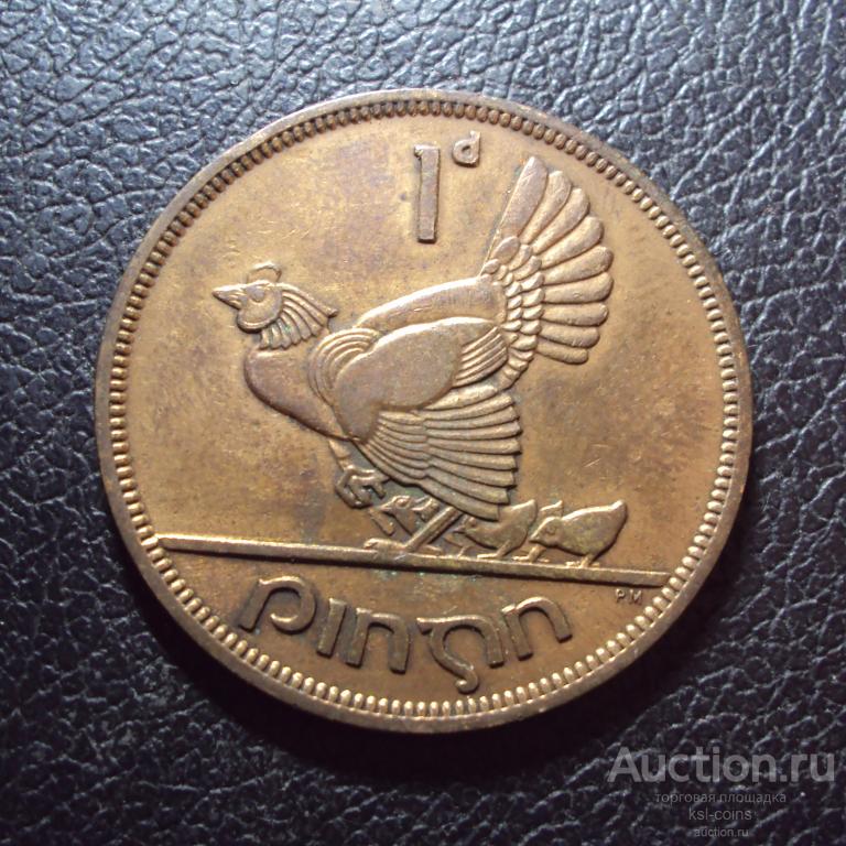 Ирландия 1 пенни 1948 год.