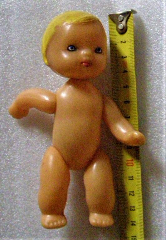 Игрушка СССР. Пупс. пупсик. 14 см. Мальчик. Дутыш. Редкая игрушка.