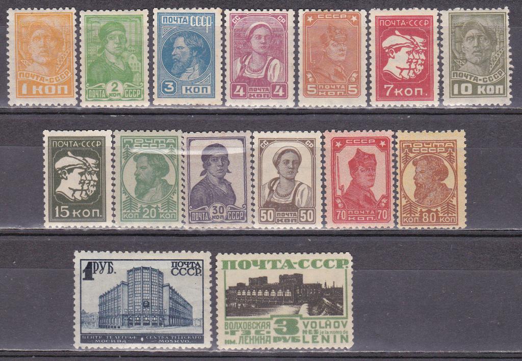 СССР 1929 стандарт MH+1 руб(*)