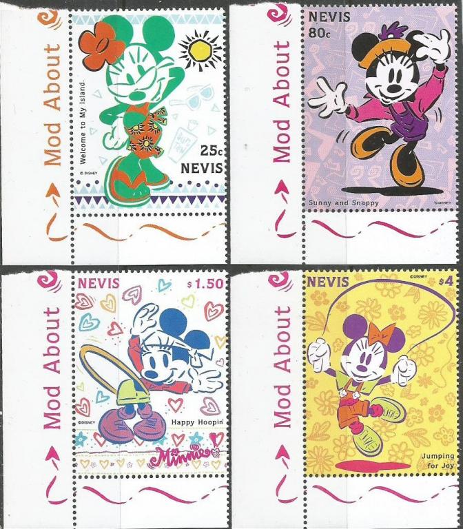 Нэвис. 1994 г. Дисней. Мини Маус. MNH