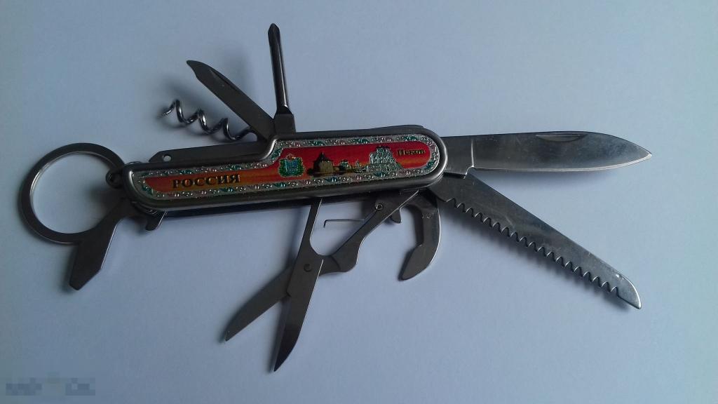 НОЖ СКЛАДНОЙ МНОГОФУНКЦИОНАЛЬНЫЙ  РОССИЯ  ПСКОВ  ГД5 