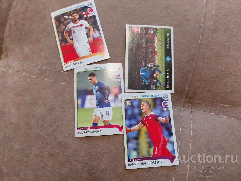 Стикеры Panini "Дорога на Евро 2020"