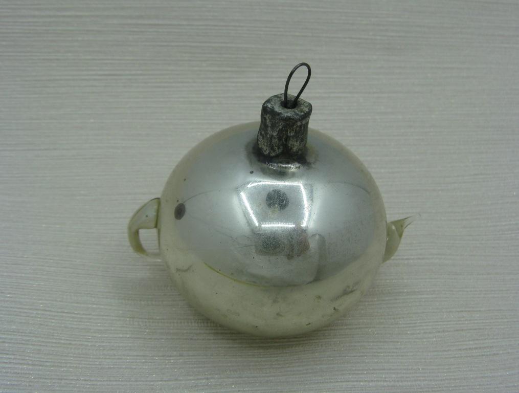 Игрушка ёлочная чайник винтаж СССР