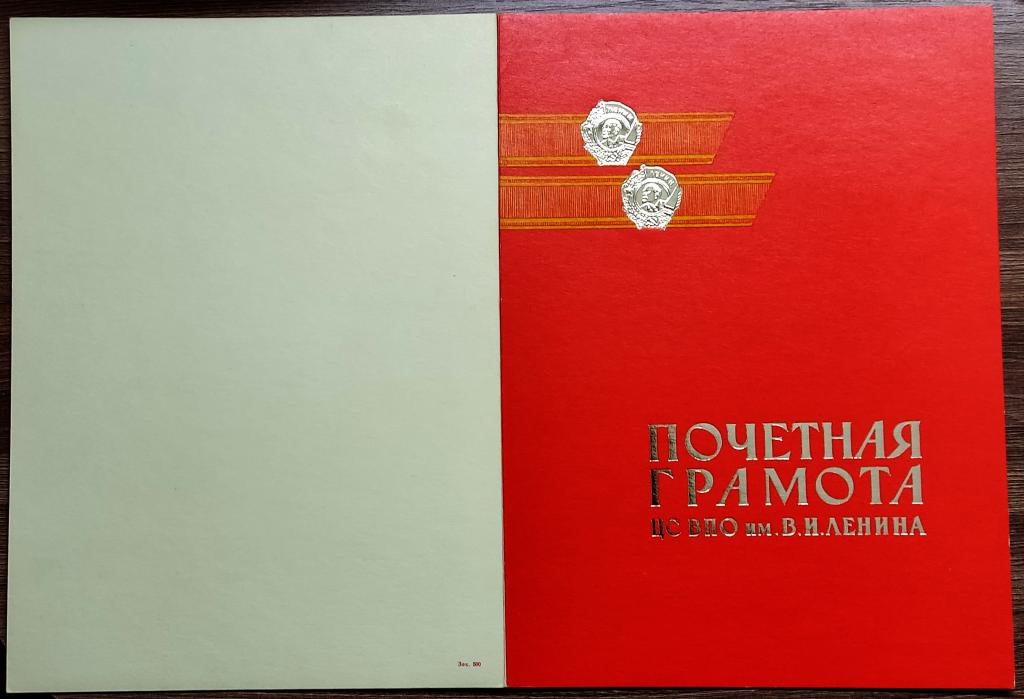 ЦК ВЛКСМ. КОМСОМОЛ. ПИОНЕРИЯ. ПОЧЕТНАЯ ГРАМОТА ЦС ВПО. АРТЕК 1982. ДВА ОРДЕНА.