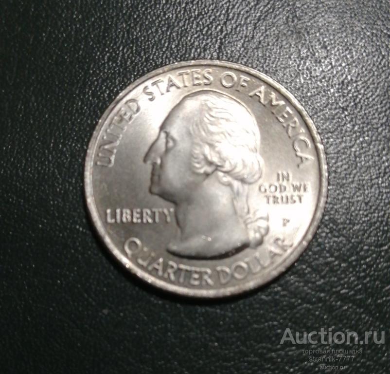 США 25 ЦЕНТОВ 2011 Г. ГЛЕЙСЕР. ( P). UNC.