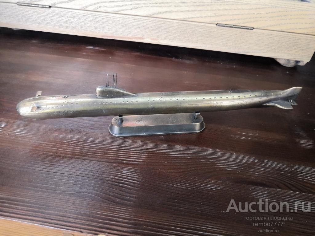 Подводная лодка. к 3 .авиация .ссср. бронза.26см.макет.модель .суперкачество