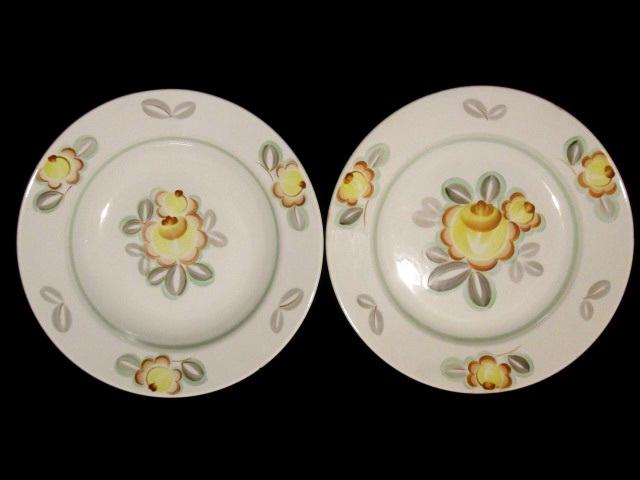 Тарелки керамика роспись ЗиК Конаково. 2 штуки