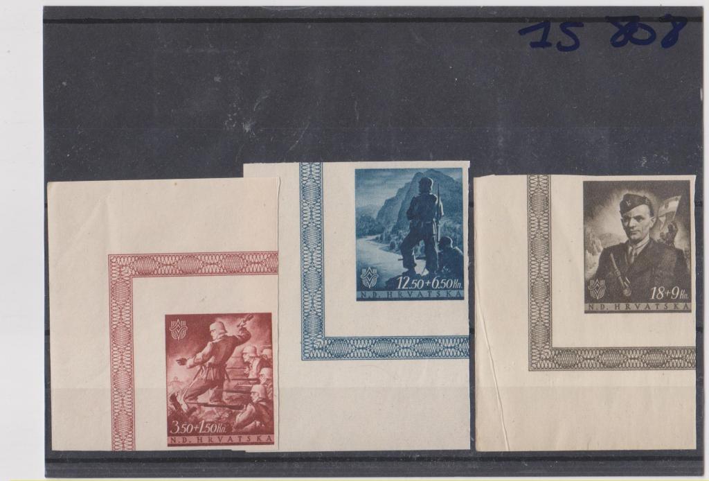 Хорватия,1944**"Чёрный легион"(с угловыми полями)