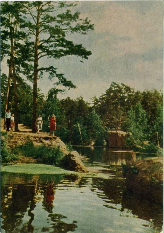 СССР (К1228) Открытка Чистая Челябинск Парк имени Гагарин 1964 Космос