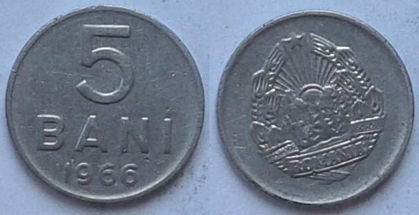Румыния - 5 бани, сталь, 1966