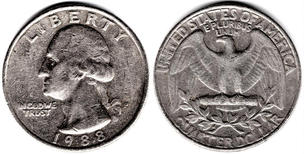 Купить 1 Доллар 1988 Года