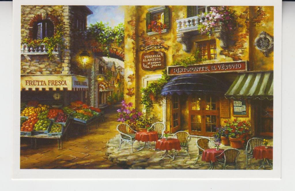 Художник не указан. Фантазийный город. Чистая.