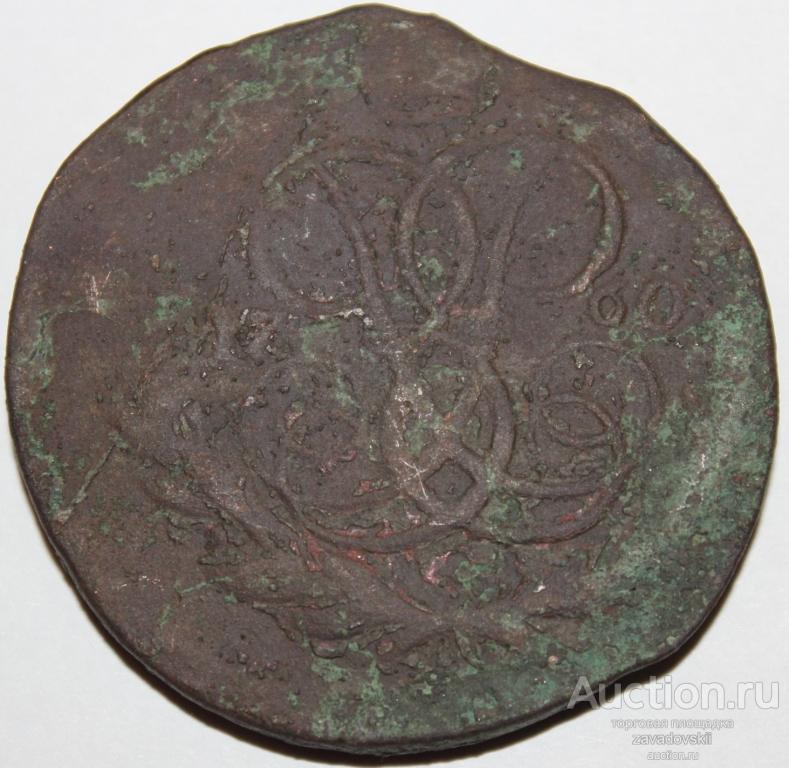 5 копеек 1760 г. ММ