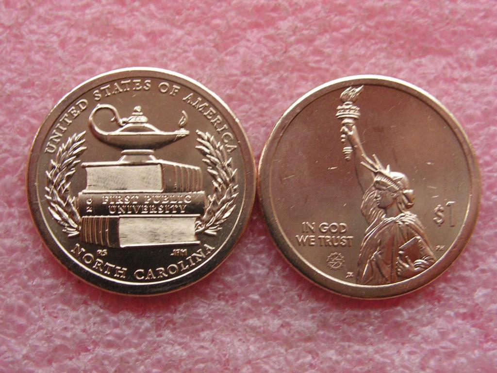США 1 доллар 2021 инновации 13 первый государственный университет D unc / Северная Каролина
