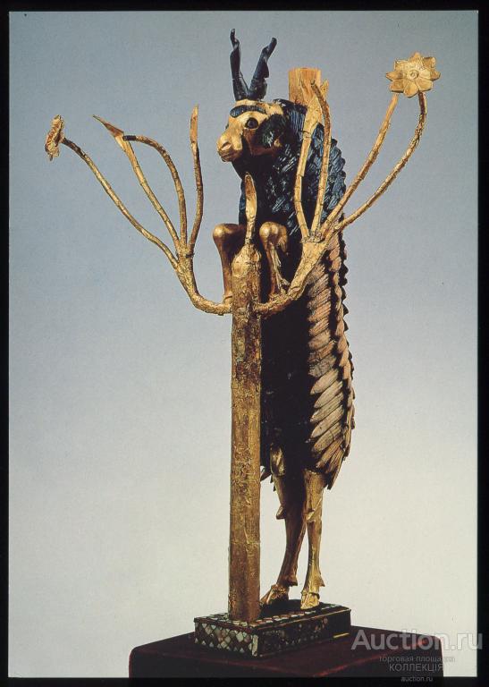 Золотой козёл. Ритуальная скульптура. Древний Шумер. Вавилония.