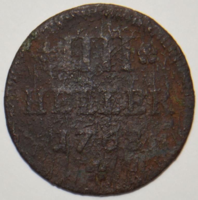 Германия Кёльн 4 геллера 1768 (Z3)