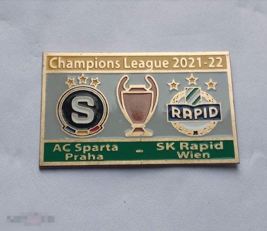 ФУТБОЛ  Спарта Прага Чехия - Рапид Вена Австрия  Лига Чемпионов УЕФА  2021-22 