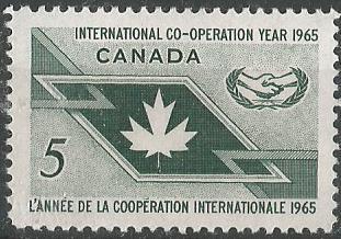 Канада. 1965 г. Кленовый лист. MNH