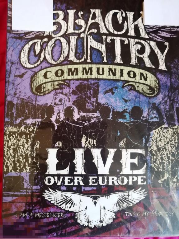 Black Country Communion – Live Over Europe (2 DVD) Digipak Сост: Запечатан RARE!!! 