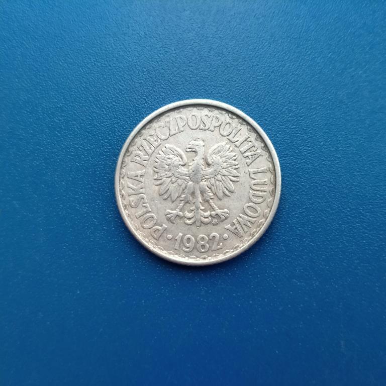 Польша 1 злотый 1982 год