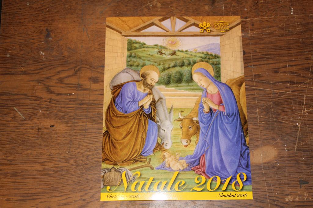 2018 год.   Ватикан.  Буклет.