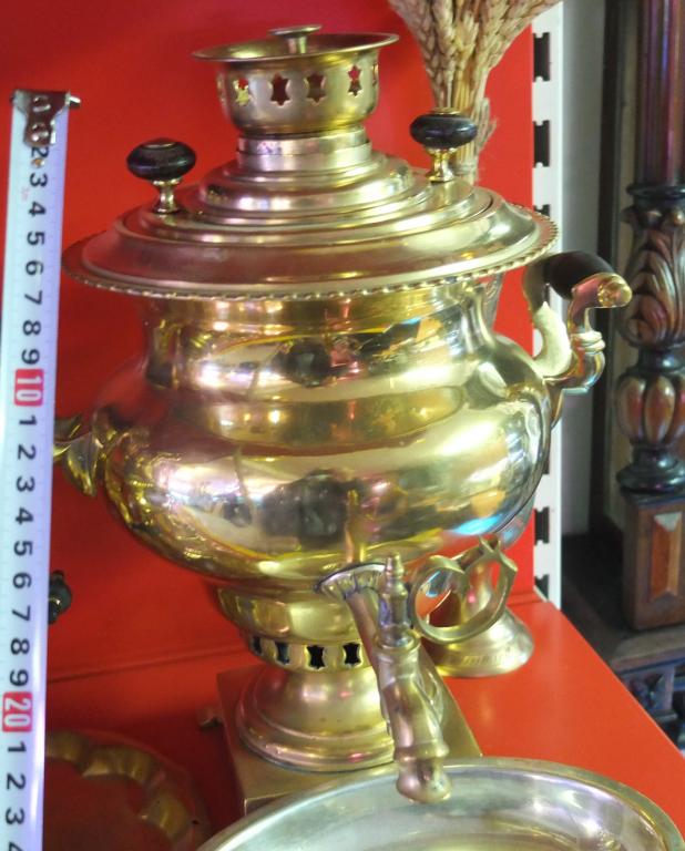 самовар репа 1850 года, объём 4 литра