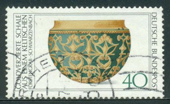 BRD Germany ФРГ Германия 1976 археология искусство музеи кельты (4-2 гаш.)