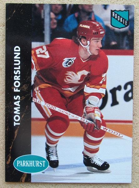 НХЛ Томас Форслунд Калгари Флэймз № 20