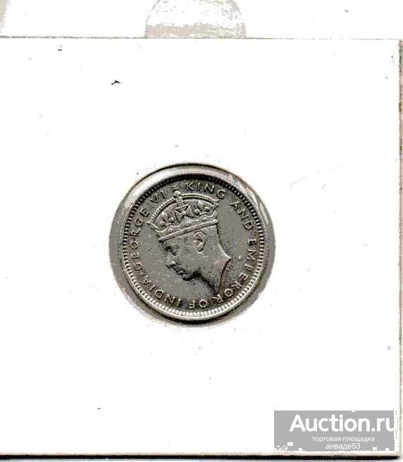 Малайя 5 центов 1945 г. 16-10-7