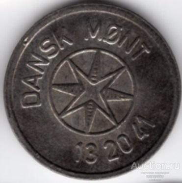 Жетон игровых автоматов Дания 25