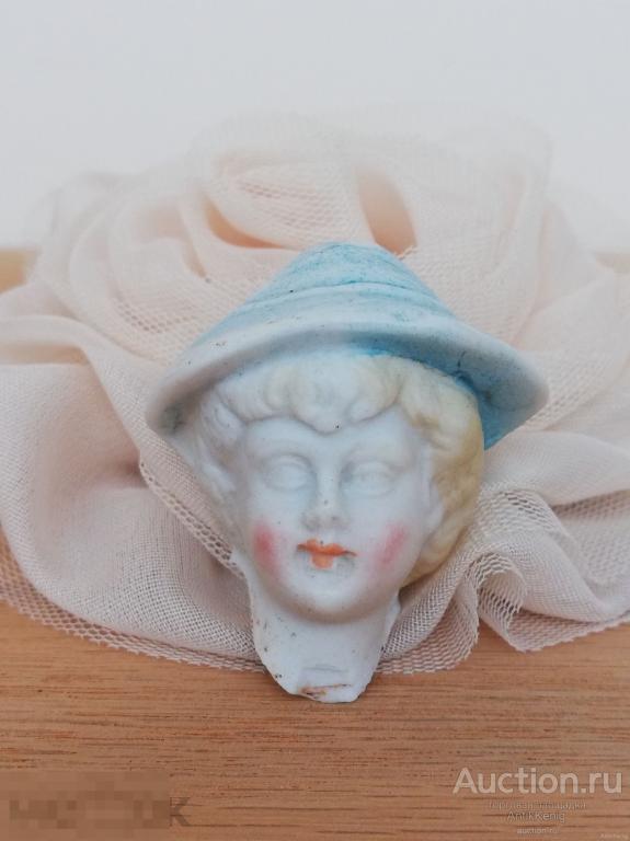 Антикварная фарфоровая головка Куколки Статуэтки Начало 20 века Германия 