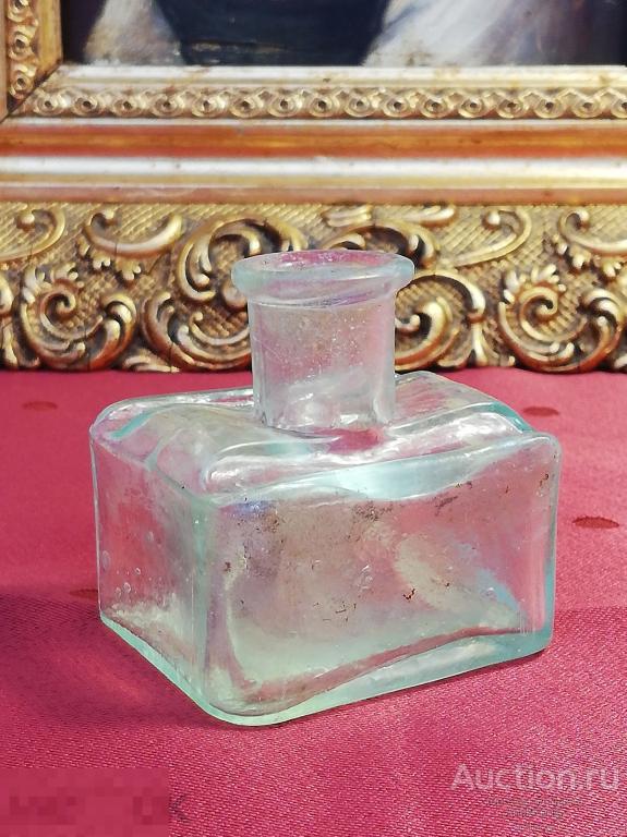 № 45 Старое стекло Кёнигсберга Чернильница Начало 20 века Германия 