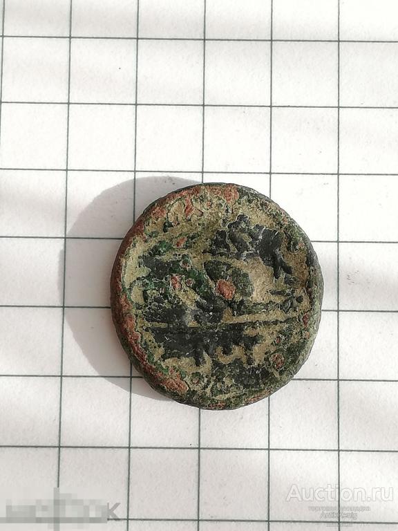 Монета Греция до н.э. Бронза Оригинал 