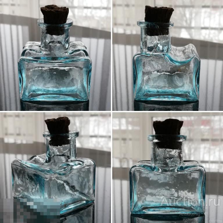 № 51 Старое стекло Кёнигсберга Чернильница Начало 20 века Германия 