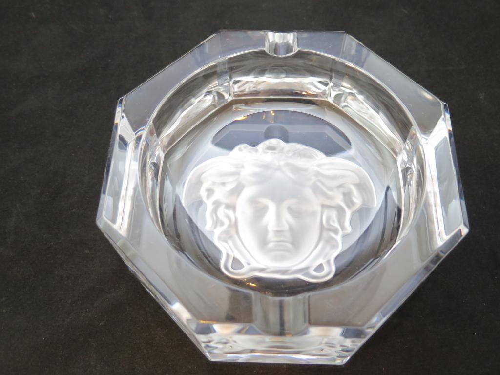 2584 Германия Rosental Versace Medusa Lumiere Пепельница сигарная 16 см