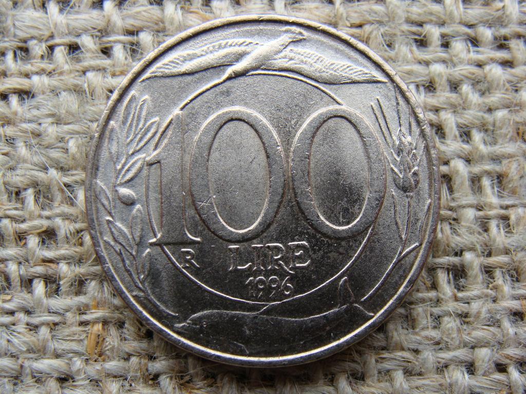 100 лир 1996 год (R). Италия