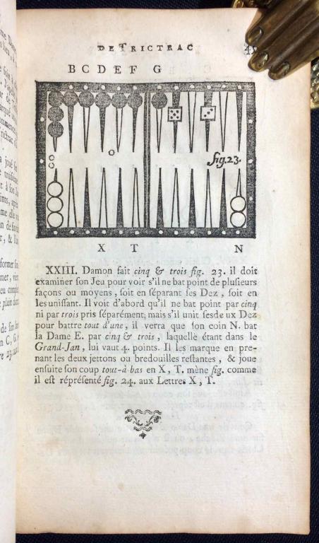 Нарды. Редкая антикварная книга, 270 гравюр! 1756 год.