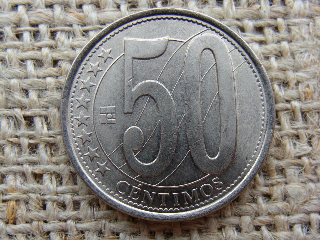 50 сентимо 2007 год. Венесуэла