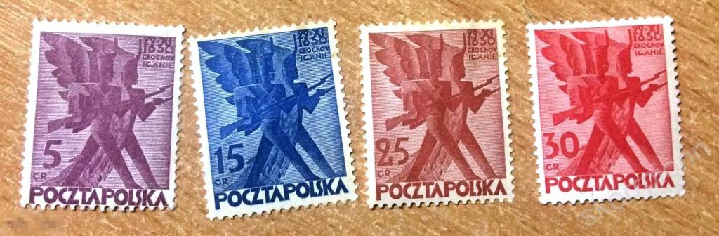 1930 ПОЛЬША *   Мих. 265-268 * Воины ЮБИЛЕЙ  14 евро   (а) 