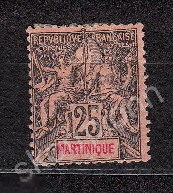ФРАНЦИЯ МАРТИНИКА 1892 МИХЕЛЬ 33 (а.15.) 