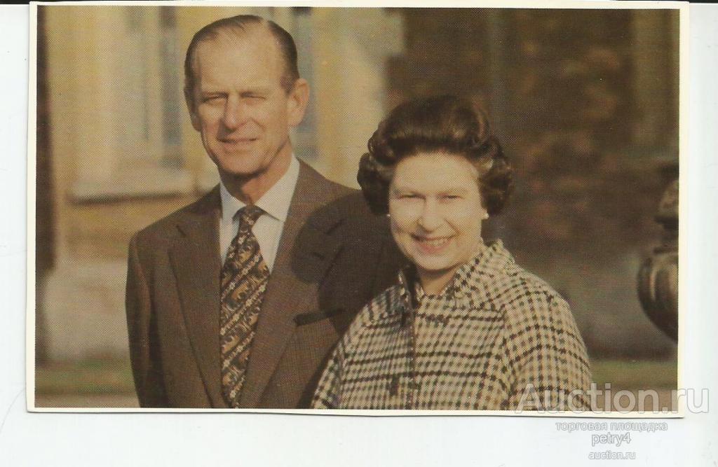 16162.Англия,Монархия. Королева Елизавета II с мужем.