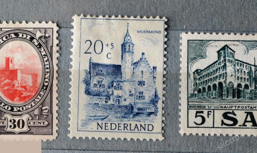 Нидерланды   * архитектура замок этнос  чистая    (а.39.9) 